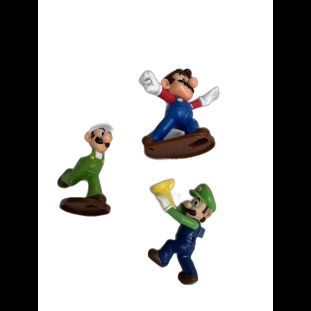 McDonalds Happy Meal Toy LOT Nintendo Mario & Luigi  2017/18 Cake toppers